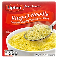 Lipton Soup Secrets Ring-O-Noodle Instant Soup Mix, 4.9 Ounce