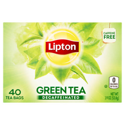 Lipton Decaffeinated Green, Tea Bags