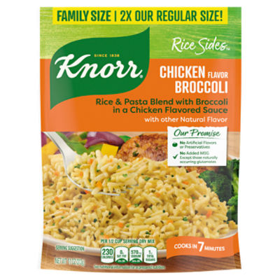 Knorr Rice Sides Chicken Broccoli Flavor, Rice & Pasta Blend