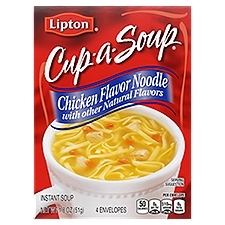 Lipton Chicken Noodle with White Meat Instant Soup Mix, 1.8 Ounce
