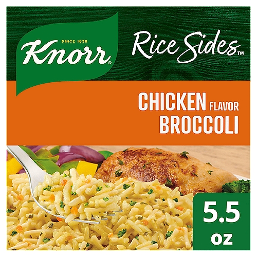 Knorr Rice Sides Chicken Broccoli with Long Grain Rice and Vermicelli Pasta 5.5 oz