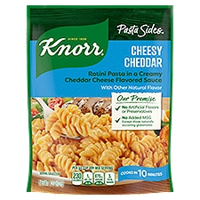 Knorr Pasta Sides Pasta Side Dish Cheesy Cheddar, 4.3 Ounce