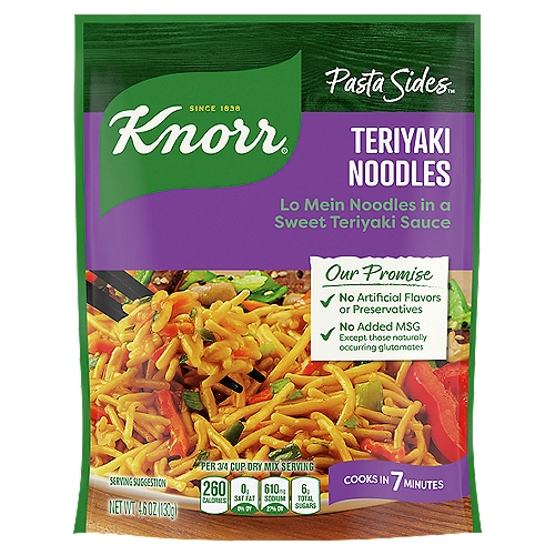 Knorr Pasta Sides Teriyaki Lo Mein Noodles 4.6 oz