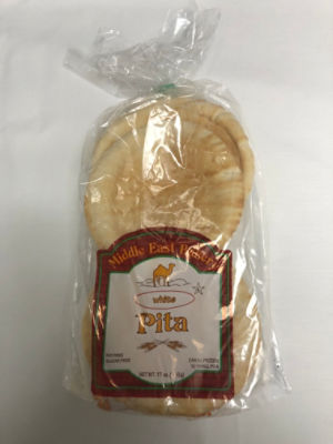 Middle East Bakery White Pita Flatbread, 17 oz