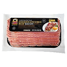  Certified Angus Beef Smoked Uncured Beef Bacon, 10 oz
