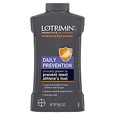 Lotrimin Daily Prevention, Medicated Foot Powder, 3 Ounce