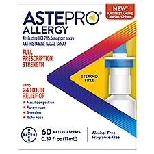 Astepro Allergy Antihistamine, Nasal Spray, 0.37 Fluid ounce