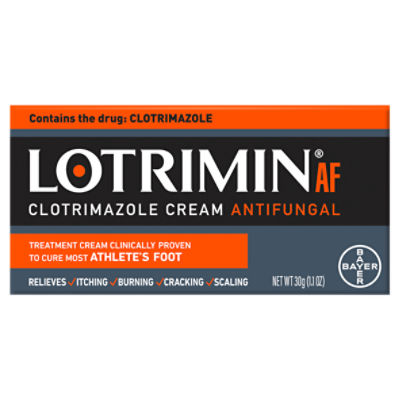 Lotrimin AF Clotrimazole Antifungal Cream, 1.1 oz