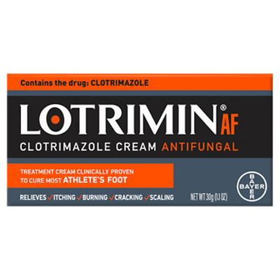 Lotrimin AF Clotrimazole Antifungal Cream, 1.1 oz, 1.1 Ounce