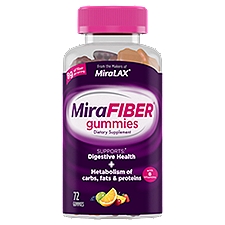 MiraLAX MiraFiber Dietary Supplement, 72 count, 72 Each