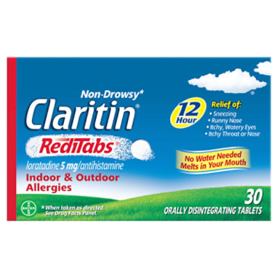 Claritin RediTabs Indoor & Outdoor Allergies Orally Disintegrating
