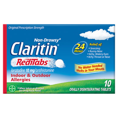 Claritin RediTabs Indoor & Outdoor Allergies Orally Disintegrating