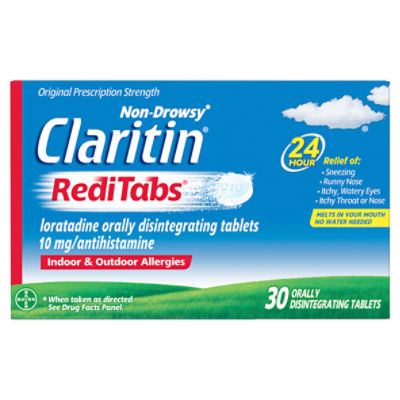 Claritin RediTabs Indoor & Outdoor Allergies Orally Disintegrating