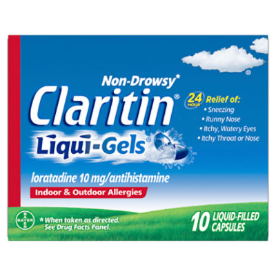 Claritin LiquiGels NonDrowsy Allergy Relief Capsules