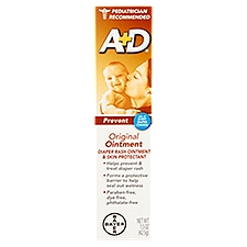 A+D Original Diaper Rash Ointment And Skin Protectant, 1.5 Ounce