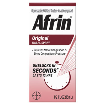 Afrin Maximum Strength Original Nasal Spray, 1/2 fl oz