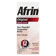 Afrin Maximum Strength Original Nasal Spray, 1 fl oz