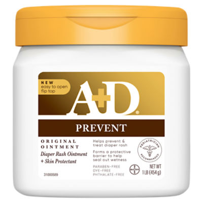  A+D First Aid Ointment Skin Protectant With Vitamin A&D 1.50  oz ( Pack of 2 ) : Health & Household