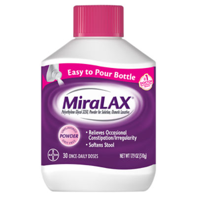 MiraLAX Unflavored Powder, Laxative