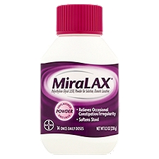 MiraLAX Unflavored Powder Laxative, 8.3 oz, 8.3 Ounce