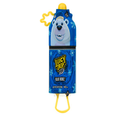 Juicy Drop Pop Blue Rebel Candy, Ages 4+, 0.92 oz