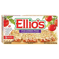 Ellio's Five Cheese Pizza, 9 count, 18.30 oz