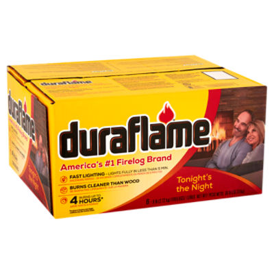 Duraflame Firelog, 6 lb, 6 count