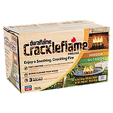 Duraflame Crackleflame Fire Logs, 4 each