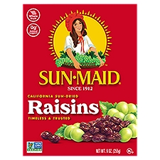 Sun-Maid California Sun-Dried, Raisins, 9 Ounce