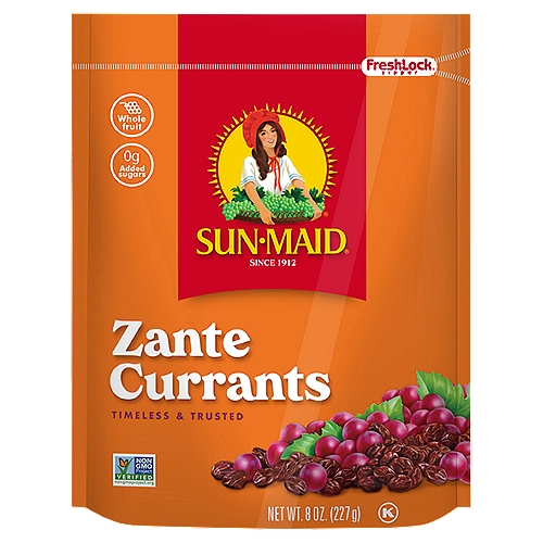 Sun-Maid Zante Currants, 8 oz
Fresh-Lock® zipper
