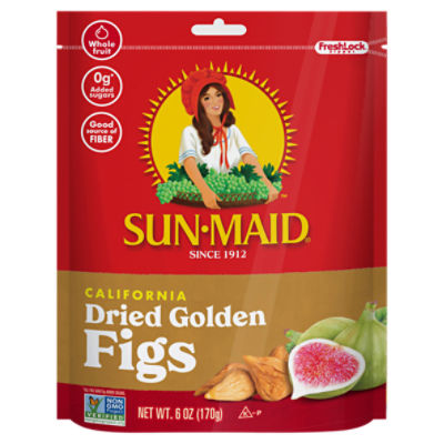 Sun-Maid California Dried Golden Figs, 6 oz