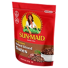 Sun-Maid Deglet Noor Dried Diced, Dates, 8 Ounce