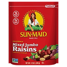 Sun-Maid California Mixed Jumbo Raisins, 12 oz, 12 Ounce