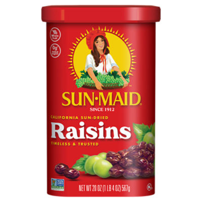 SunMaid California SunDried Raisins, 20 oz