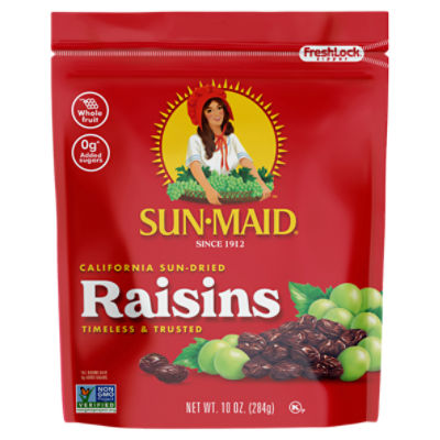 Sun-Maid California Sun-Dried Raisins, 10 oz