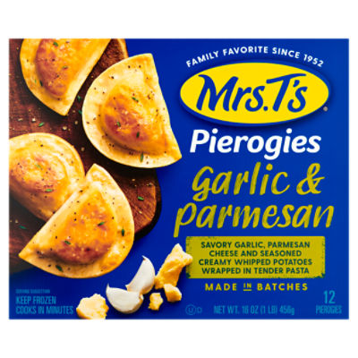 Mrs. T's Garlic & Parmesan Pierogies, 12 count, 16 oz