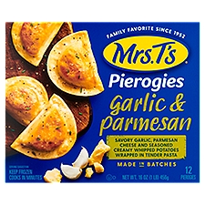 Mrs. T's Pierogies, Garlic & Parmesan, 1 Pound