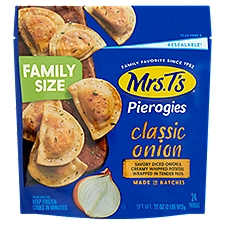 Mrs. T's Classic Onion Pierogies Family Size, 24 count, 32 oz, 32 Ounce