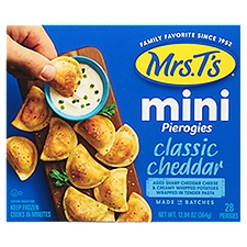 Mrs.T's Classic Cheddar Mini Pierogies, 28 count, 12.84 oz