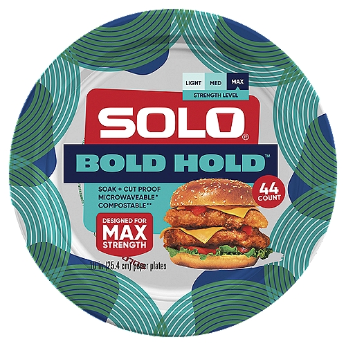 10in Bold Hold Paper Plates