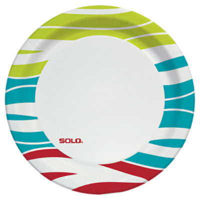 Solo Paper Plates, Heavy Duty, 6.785 Inch