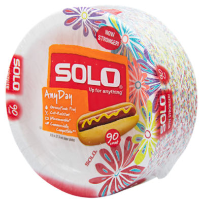 Solo AnyDay 10 Inch Paper Plates, 22 ct / 10 in - Kroger