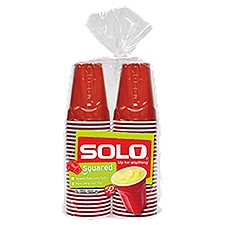 Solo Squared 9 oz, Plastic Cups, 50 Each
