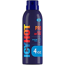Icy Hot PRO Dry Spray With Menthol & Camphor 4 oz.