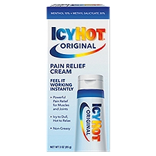 Icy Hot Original Pain Relief Cream, 3 oz, 3 Ounce