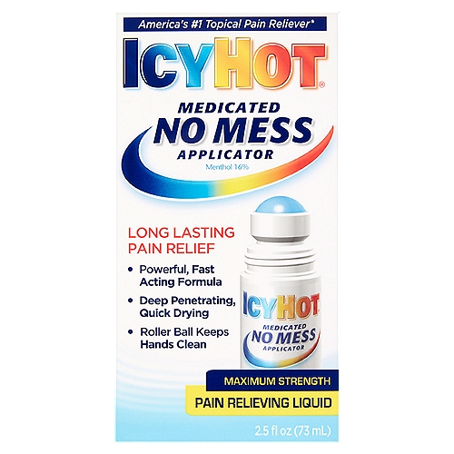Icy Hot Maximum Strength Pain Relieving Liquid, 2.5 fl oz