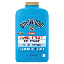 Gold Bond Medicated Maximum Strength Foot Powder, 10 oz