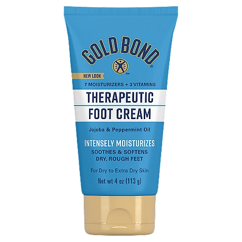 Gold Bond Jojoba & Peppermint Oil Therapeutic Foot Cream, 4 oz