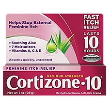 Cortizone-10 Feminine Relief Anti-Itch Creme, 1 Ounce