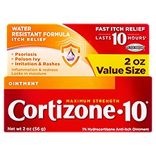 Cortizone-10 Maximum Strength Itch Relief Ointment Value Size, 2 oz